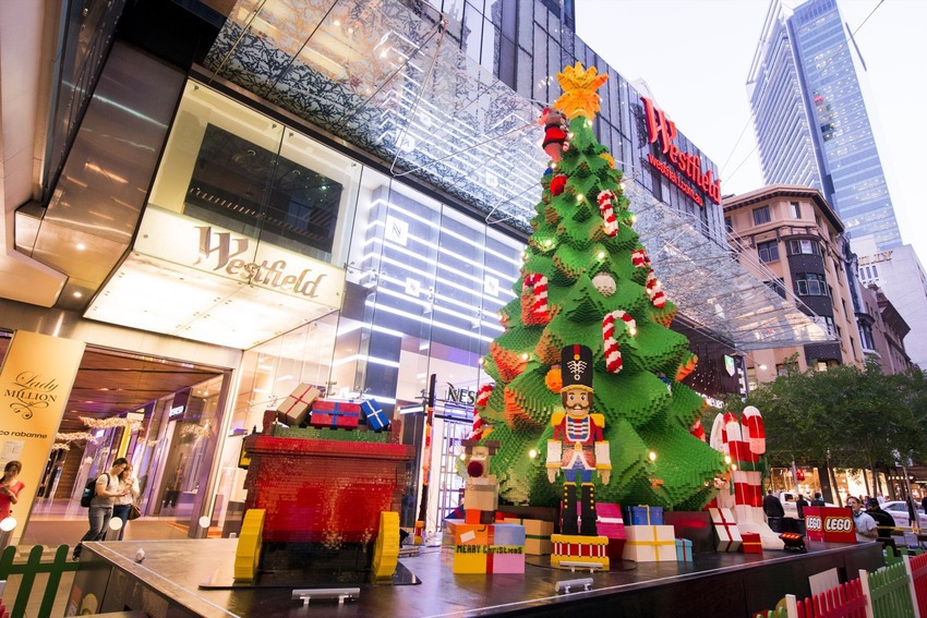 雪梨最酷圣诞树！50万个Lego积木一起拼出圣诞节