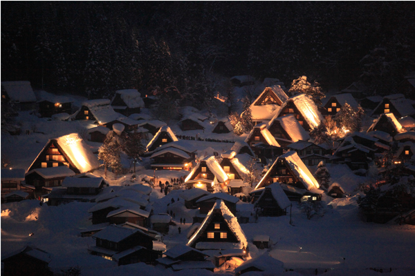 日本冬景六赏雪白美景纯净浪漫
