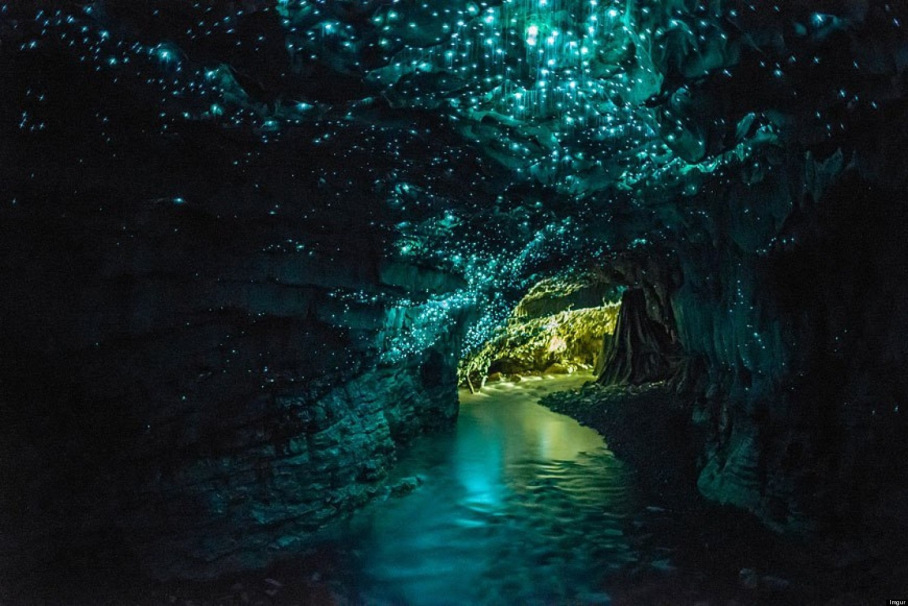 新西兰萤火虫洞蓝星奇幻漂流