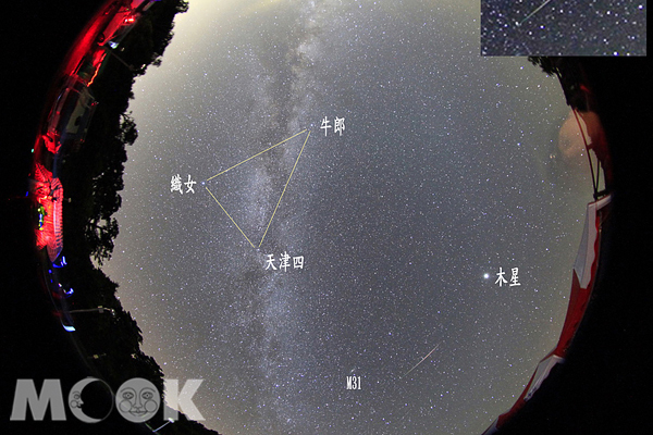 天上的七夕祝福英仙座流星雨明晨进入极大期