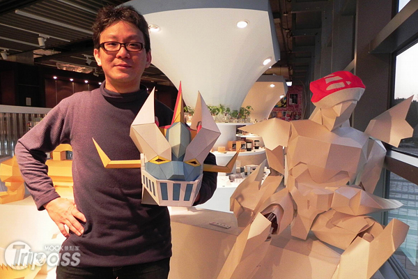纸张化身无敌铁金刚陶博馆纸模型展即起登场