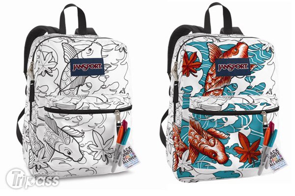 JANSPORT新品COLORME系列DIY创意涂鸭包新品登场