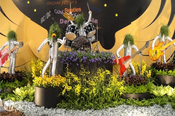 花现台北新主题展出花艺传达飘扬音符