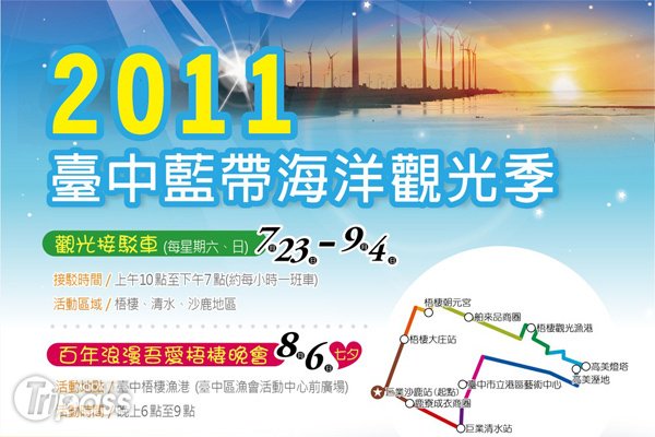 夏日玩海线，台中蓝带海洋观光季