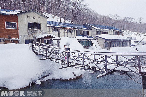 雪地泡汤，暖在心头。东北八幡平地区::松川温泉
