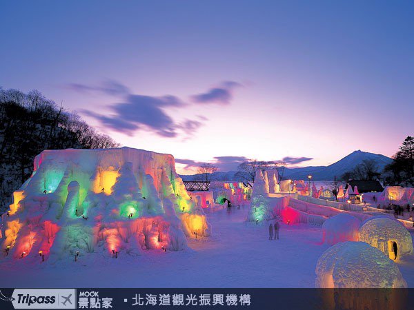 梦幻迷离支笏湖冰涛祭::北海道::冰雪祭