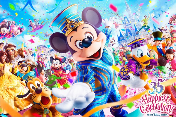 东京迪士尼庆35周年HappiestCelebration限定盛大庆祝