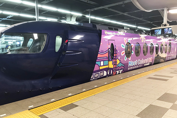 日本铁路看见台湾！南海电铁推MeetColors彩绘列车