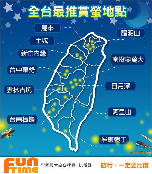 【萤火虫漫天飞舞超梦幻】2018全台赏萤火虫景点懒人包