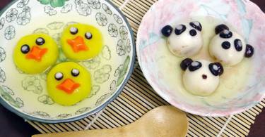 【手作DIY】萌萌哒！黄色小鸭、圆仔造型汤圆