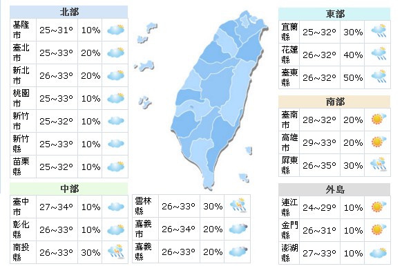 热带性低气压恐发展为轻台未来一周多午后雷阵雨