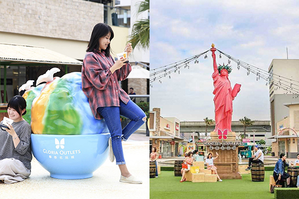 巨大锉冰粉色自由女神登场！暑假打卡新热点