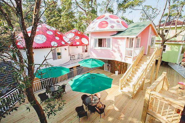 住进童话故事小屋全台四大蘑菇屋景点