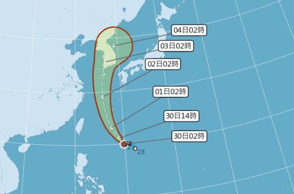 七号台风巴比仑生成高温特报炎热防中暑脱水