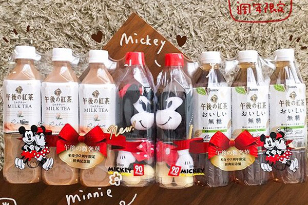 不用到日本买！午后红茶送经典米奇米妮