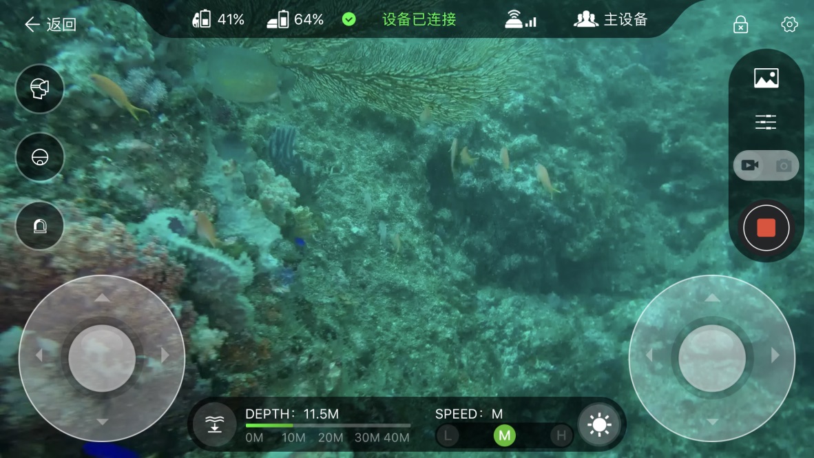 不吹不擂，在岸上就能拍摄高清水下镜头