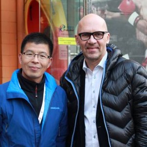 慕尼黑国际展览集团总裁Klaus Dittrich先生到三夫户外考察