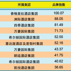 2014年11月中国酒店业品牌报告综述