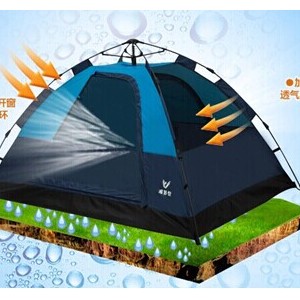 威野营V-CAMP朗风双人双层自动帐篷测评