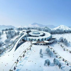 中国首家800米落差滑雪场年底开滑