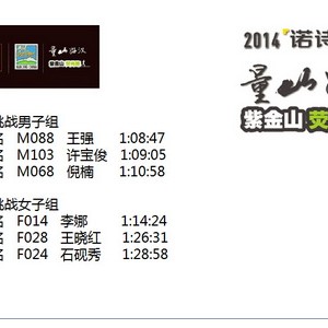 2014诺诗兰杯三夫户外“量山好汉”紫金山荧光跑