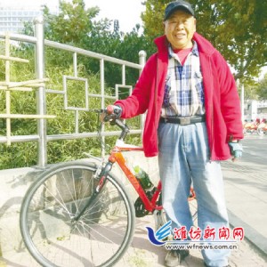 台湾不老骑士单车环游欧洲 年过60玩得起
