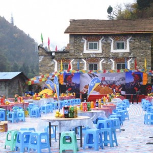 极星川藏队安全十周年庆典在三奥雪山下隆重举行