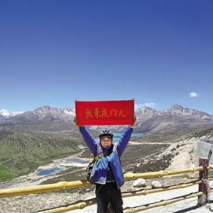 广东东莞越战老兵单车独行川藏线