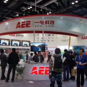 AEE运动摄像机亮相北京ISPO展