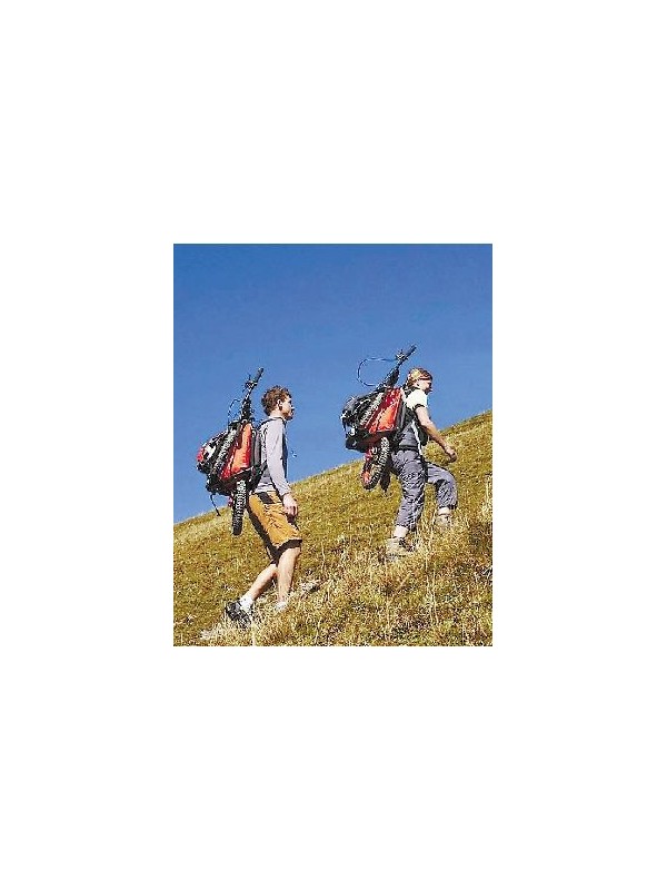 背包山地车重量9公斤可背上山骑下山