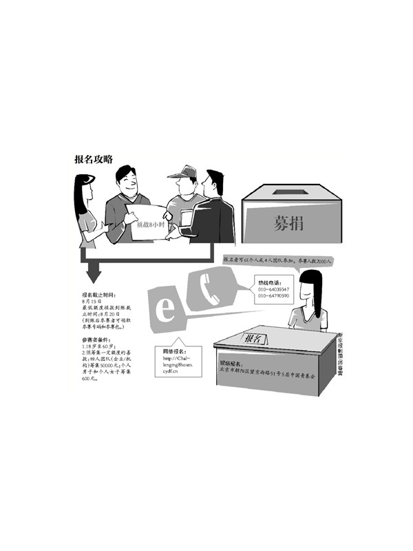 徒步“挑战8小时” 近百人报名