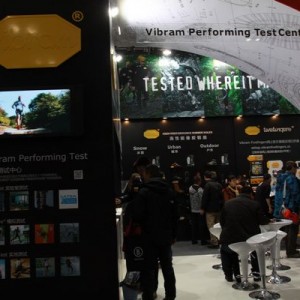 ISPO北京2012:Vibram鞋底现场体验式测试