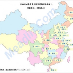 2011年四季度全国星级酒店开业统计报告