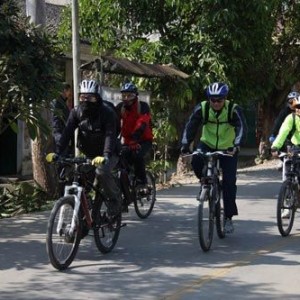 广东罗浮山畔开通郊野公园骑行线